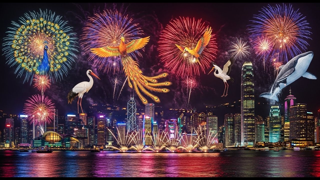 happy new year japan 2026 grand fireworks show ultra hd 4k