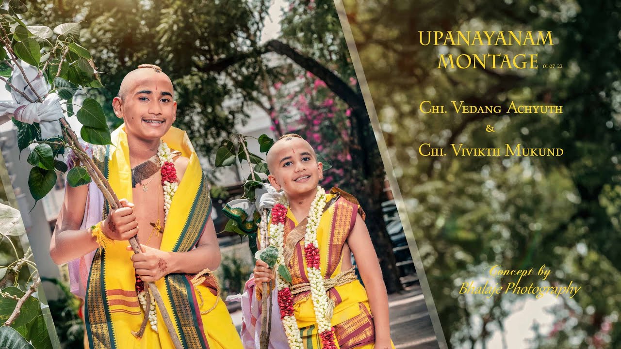 Upanayanam | Achyuth & Mukund at Gayathri Garden| Montage | Candid Photography