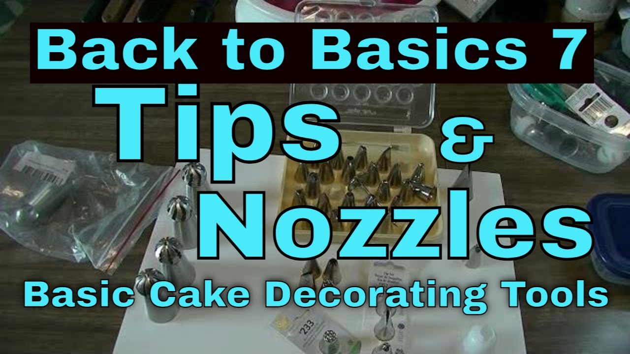 Icing Tips/Nozzles for Piping Bags - Basic Cake Decorating Tools  🍰  Home Baking - Back to Basics 7