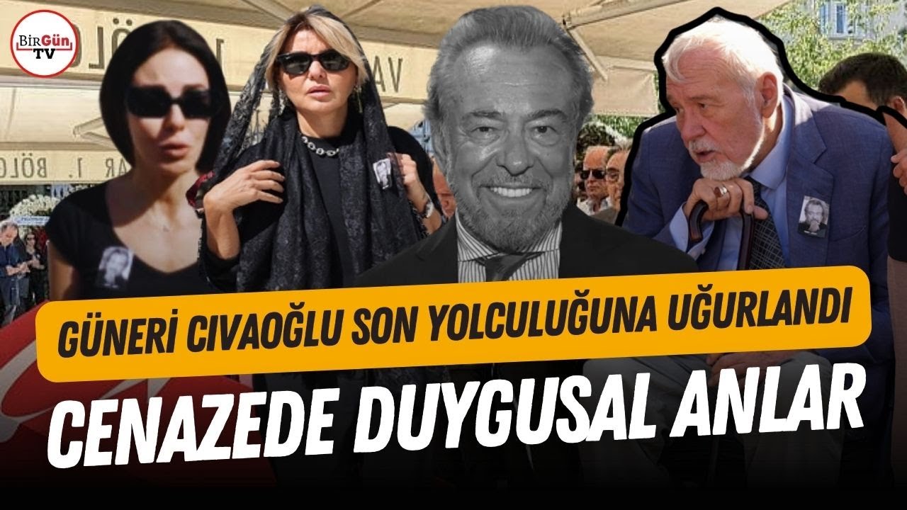 Gazeteci Güneri Cıvaoğlu son yolculuğuna uğurlandı! Ünlü isimlerden hüzünlü konuşmalar...
