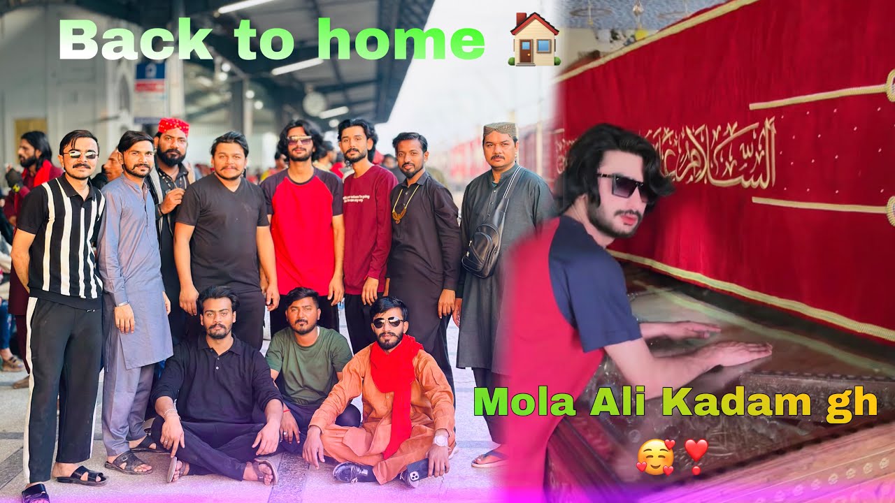  Back to home 🏠 || Mola Ali kadam gah 🥺❤️|| Sewan se Faslabad || miss u lal sain 🥺|| 
