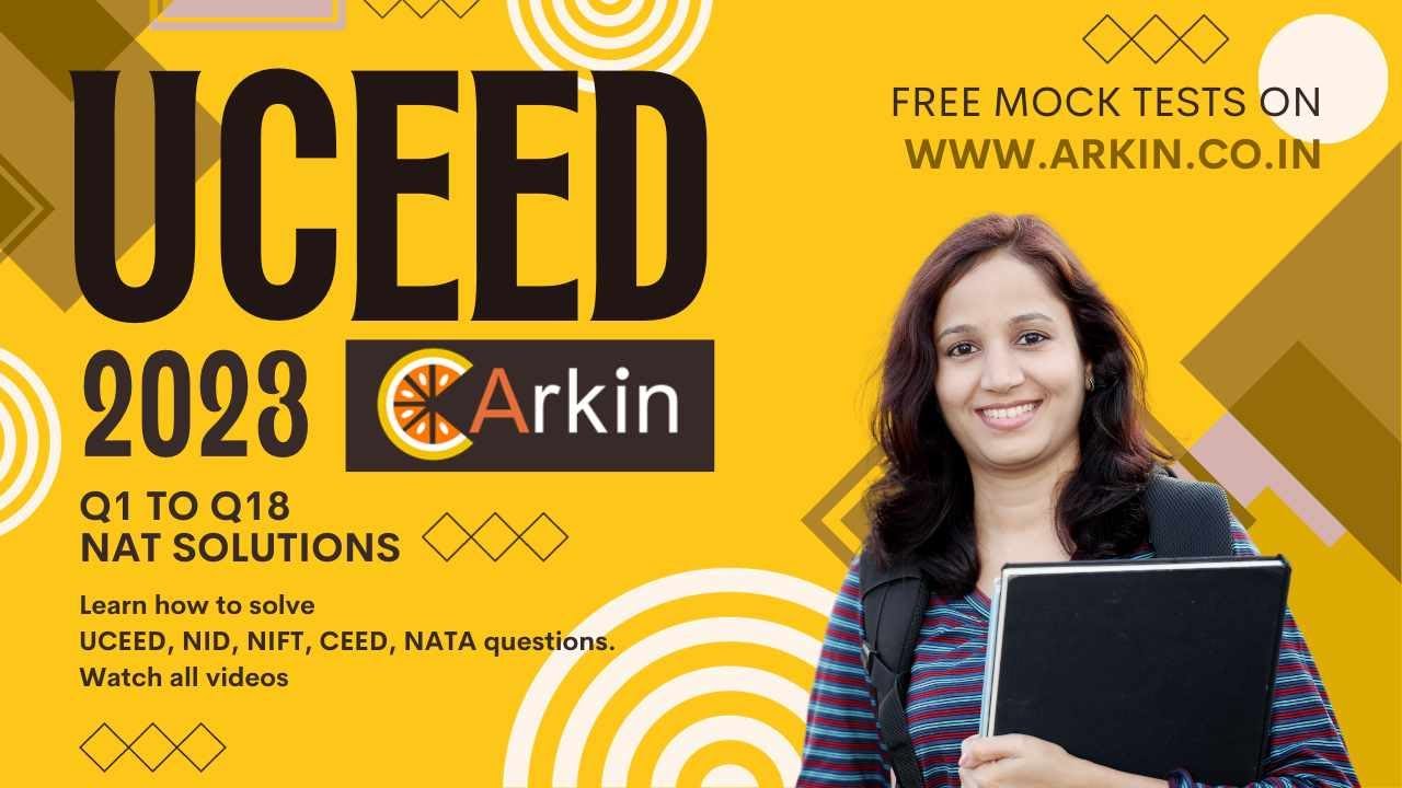 Q1-Q18 (NAT) of UCEED 2023 solved by Ar. Supriya Srivastava