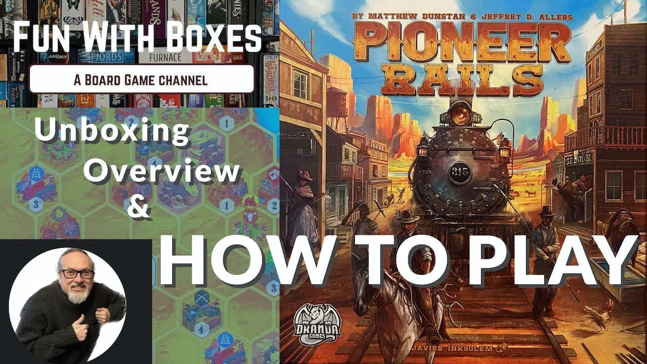 Pioneer Rails Essential Edition | Overview & How to Play | Dranda Games | Western Flip & Write Game