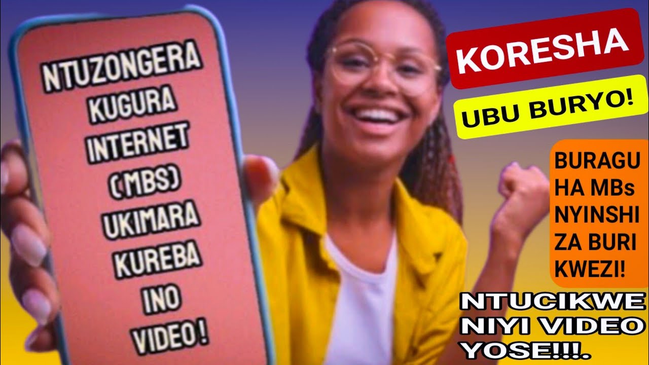 Uko wabona INTERNET Connection kubuntu buri kwezi | Unlimited Network #mwalimueugene