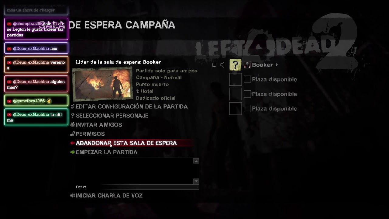 Transmisión en vivo de Left4Dead2