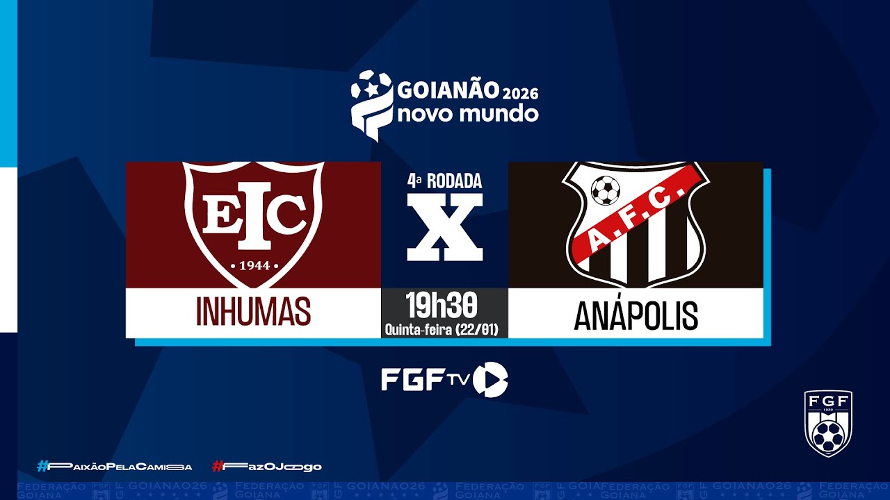 Inhumas x Anápolis - Goianão Novo Mundo 2026 - 4ª rodada