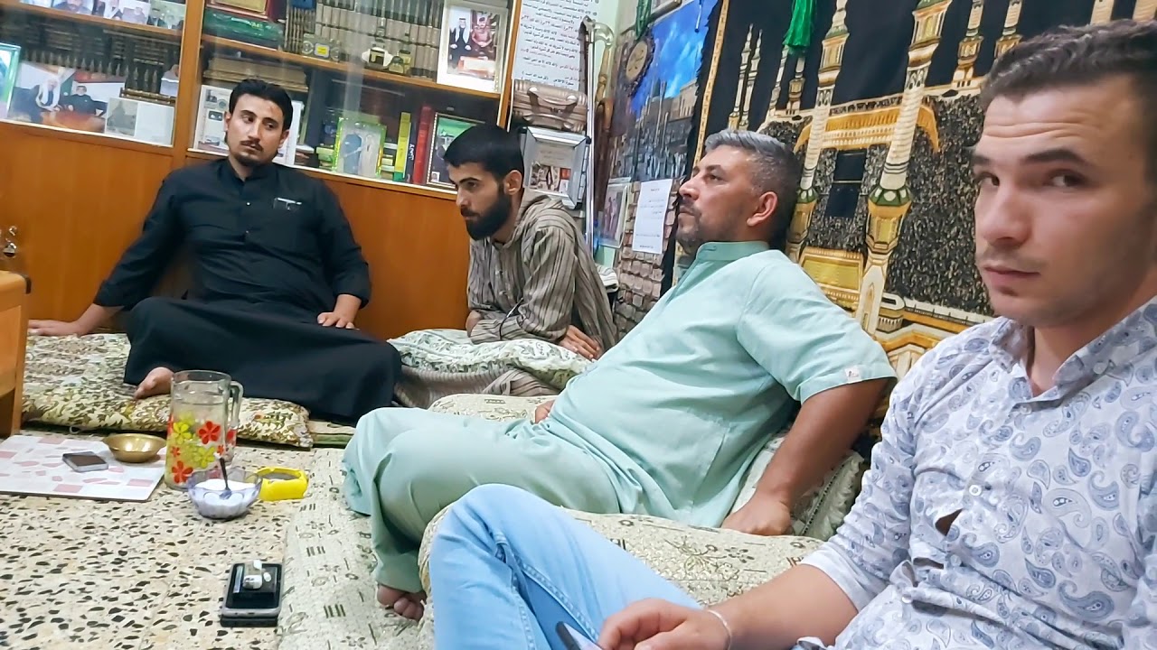 جلسة ذكر في تكية السيد احمد الشيخ حديد المداح حسام الحديدي والمداح حسين الحديدي