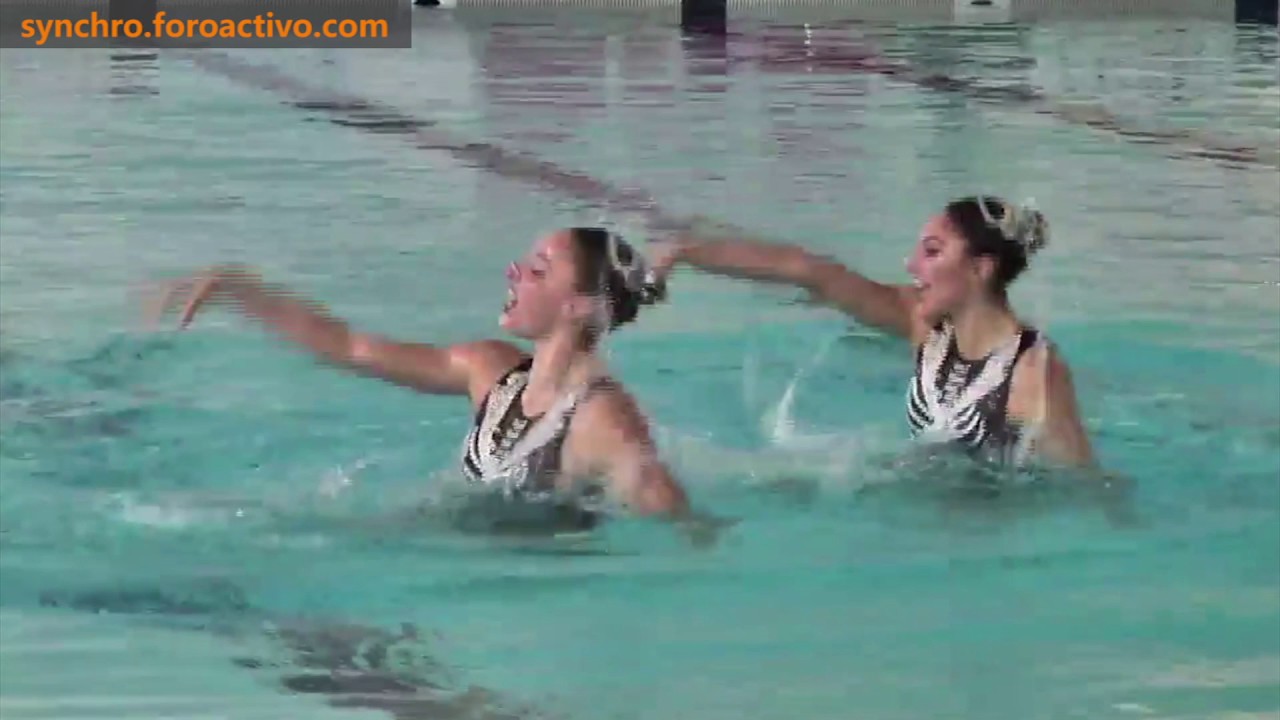 Evangelia Papazoglou/Evangelia Platanioti (GRE) Duet Free Final Cuneo European Cup 2017
