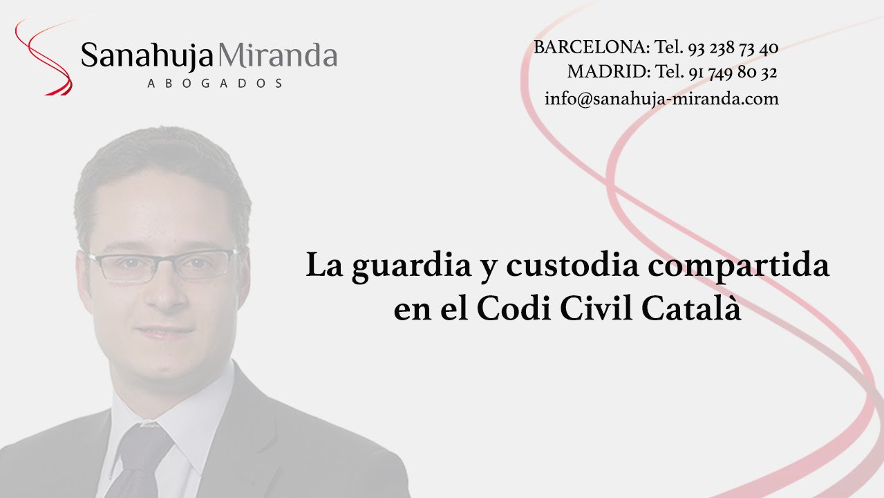 La guardia y custodia compartida en el Codi Civil Catal&agrave;