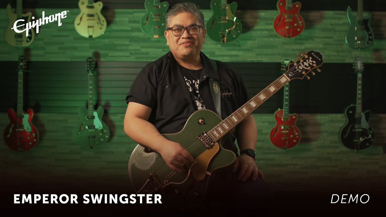 Epiphone Emperor Swingster Demo and Tone Guide