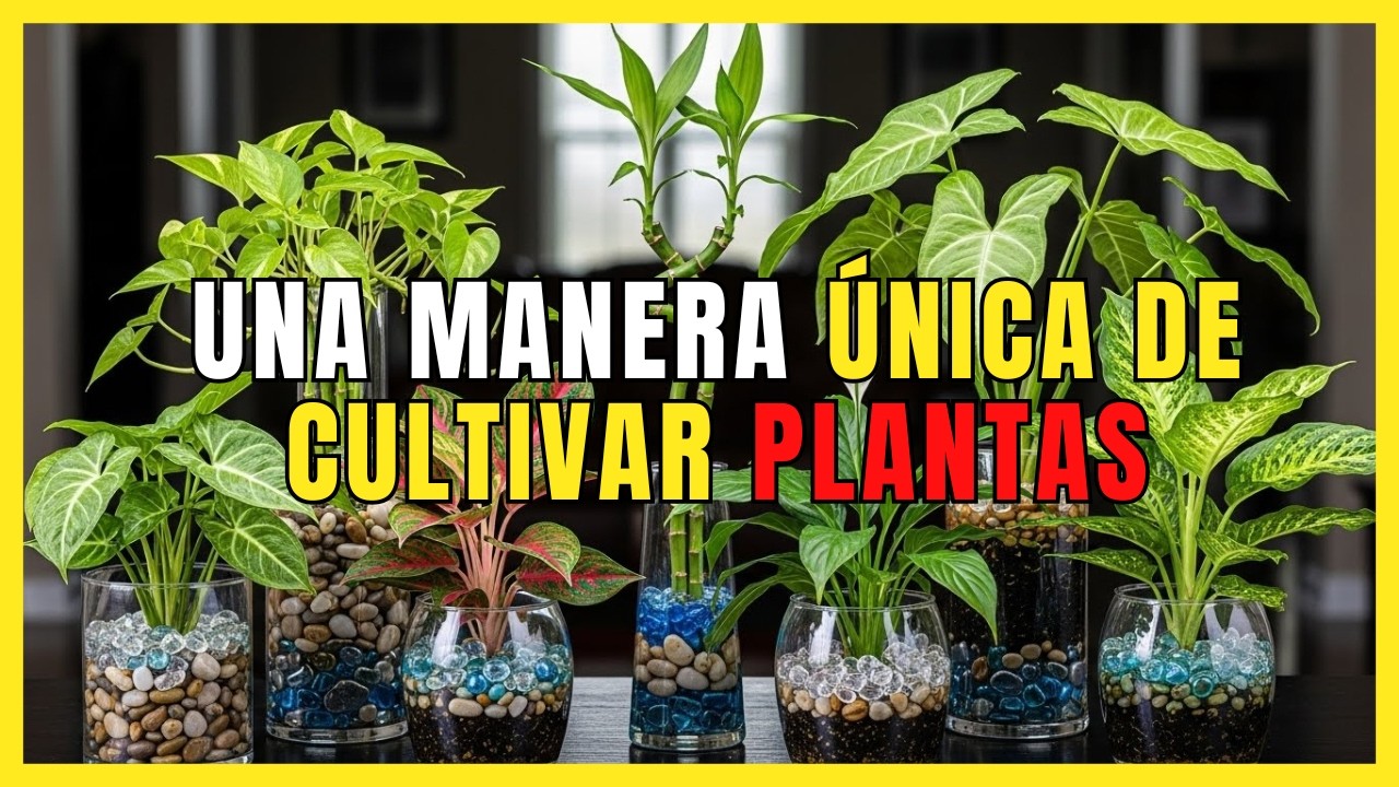 7 Plantas de INTERIOR que se CULTIVAN en Piedras Decorativas