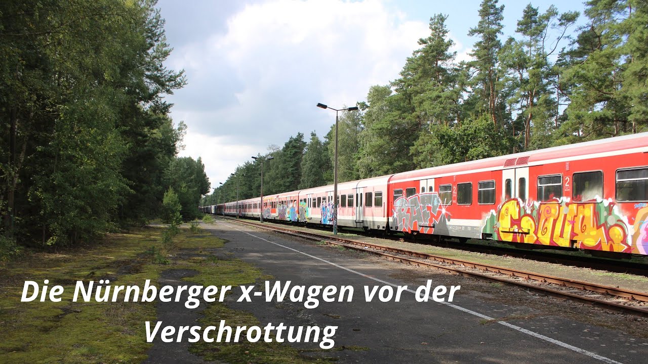 Die Nürnberger x-Wagen vor der Verschrottung