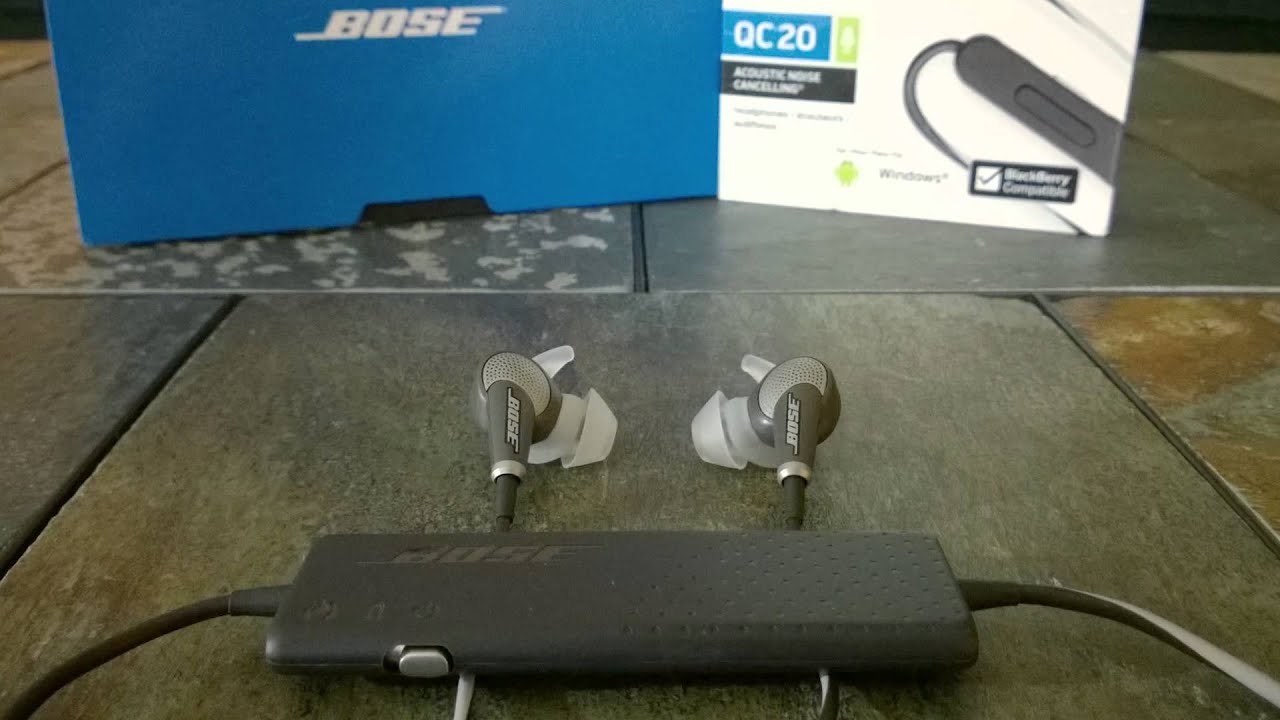 Bose QC20 / QC20i Review and Unboxing