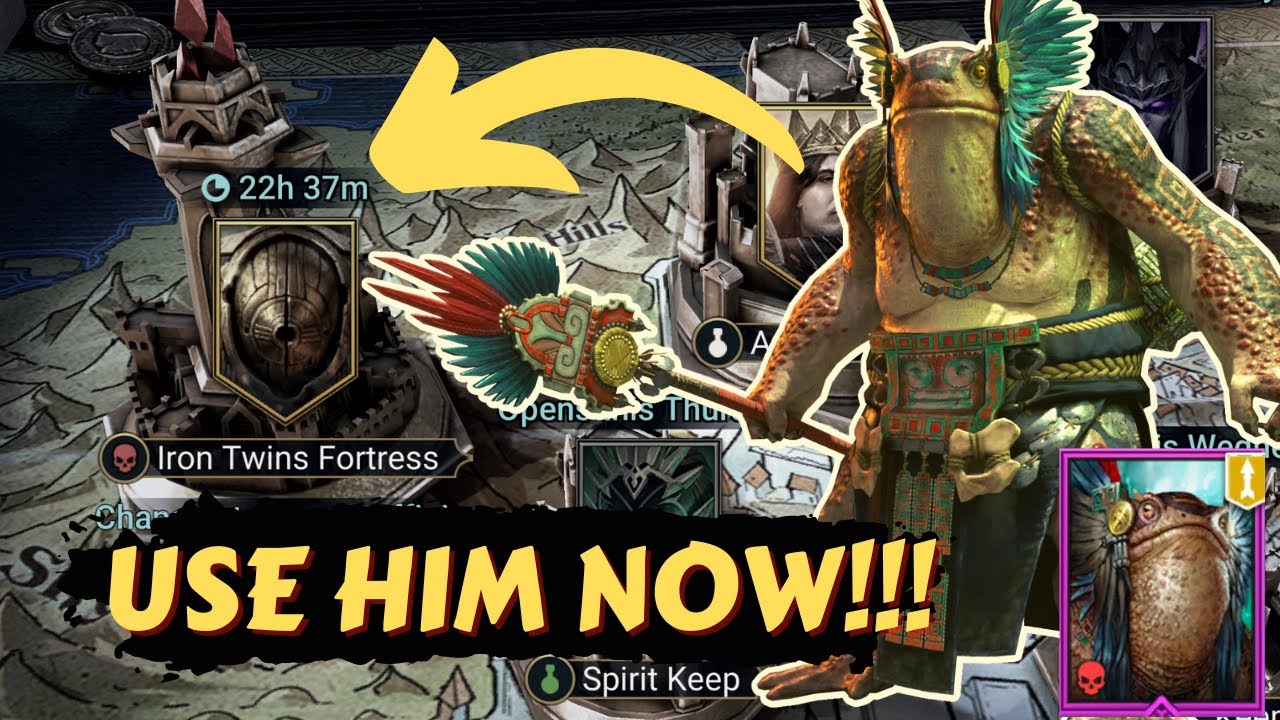 Use Him With Geomancer Will Destroy Iron Twins | RAID SHADOW LEGENDS