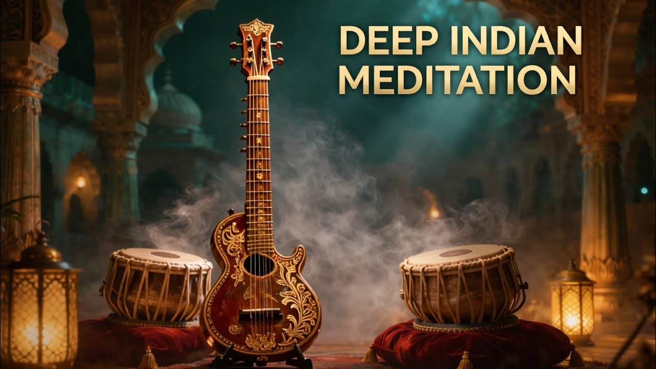 Deep Indian Meditation Music 🌿 Flute, Sitar & Inner Peace