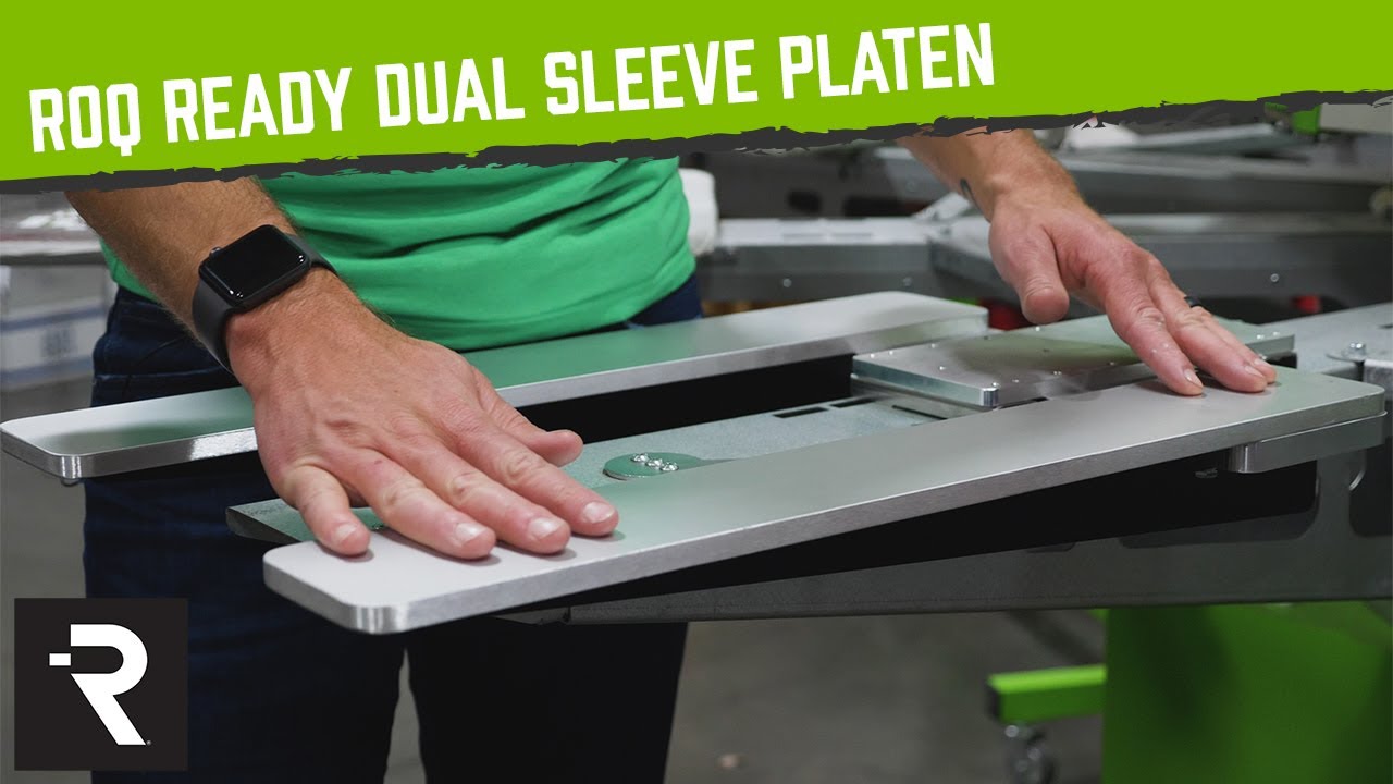 How to screen print SLEEVES and MORE with the ROQ Ready Dual Sleeve Platen