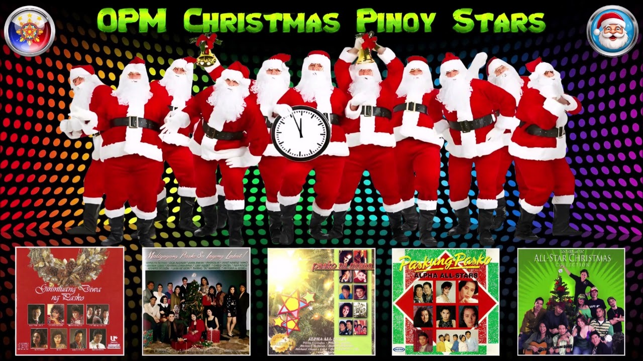 OPM Christmas Pinoy Stars | Five Albums Playlist | Christmas In The Philippines