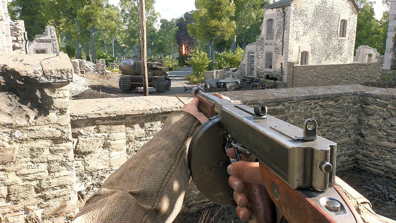 US Army BR5 - Gare de Saint-Lo - Invasion of Normandy | Enlisted Gameplay