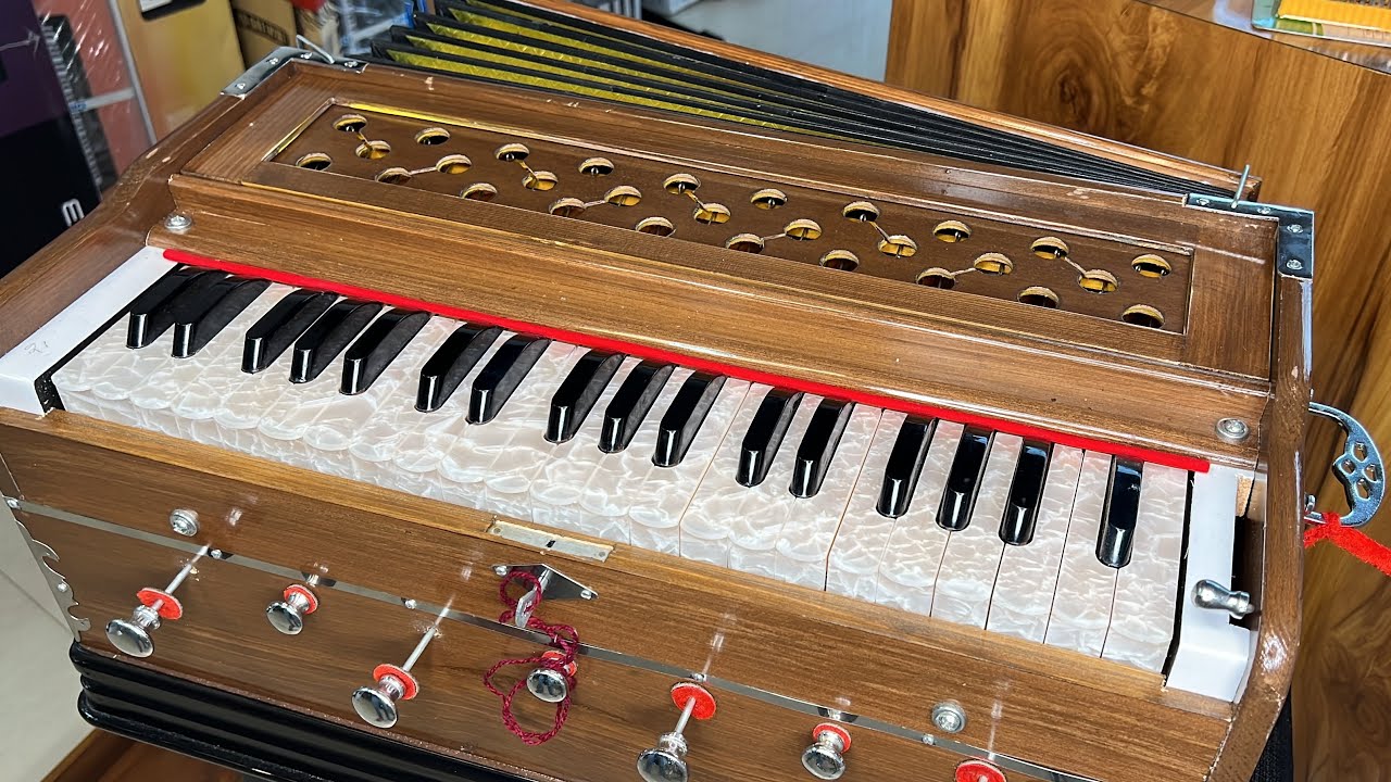 7 BELLOW COUPLER 7 STOPPER INDIAN HARMONIUM DEMO | V ROCK HARMONIUM | 9033773457