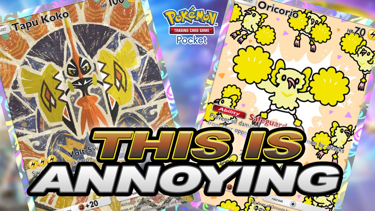 EX Decks Can't Touch TAPU KOKO AND ORICORIO | Pokemon TCG Pocket