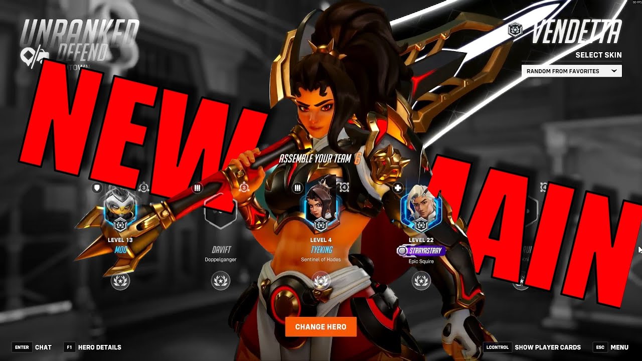 FIRST LOOK PLAYING VENDETTA OVERWATCH 2