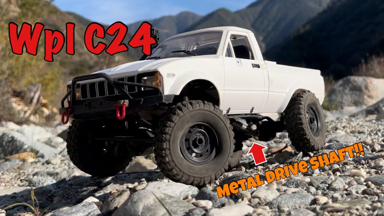 WPL C24 | Rock Crawling!!! | Upgrade Metal Drive Shaft!!!
