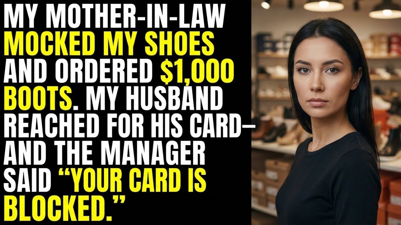 “Let Her Wear Rags!” MIL Laughed — While My Husband Bought Her $900 Boots