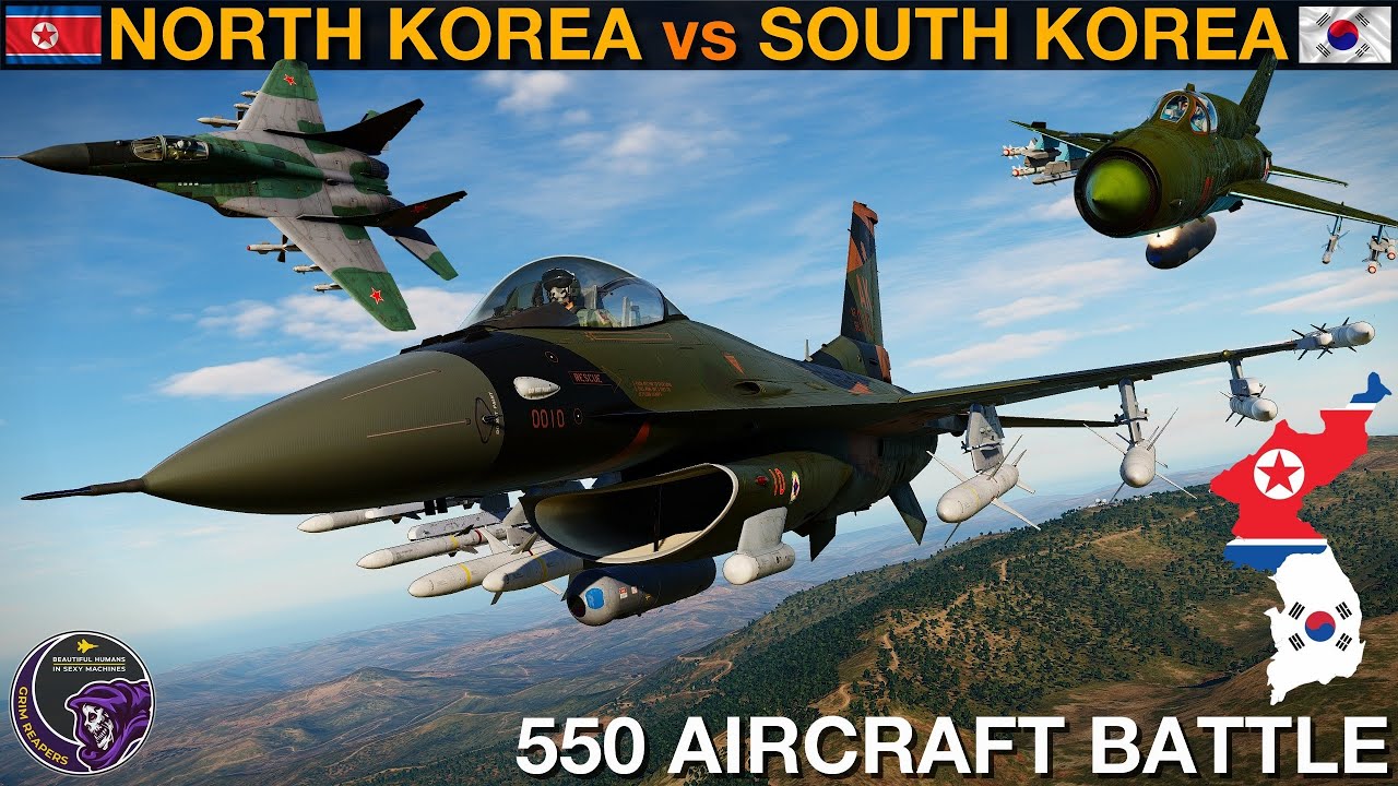 Could South Korea Withstand A FULL Air Attack From North Korea? (WarGames 116) | DCS