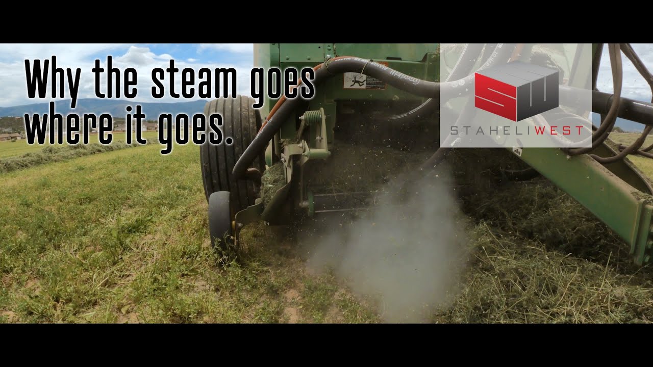 Baling Hay With Steam - Why the Steam Goes Where it Goes