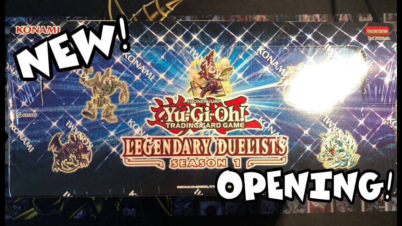 YuGiOh Legendary Duelists Season 1 Display Box Opening!