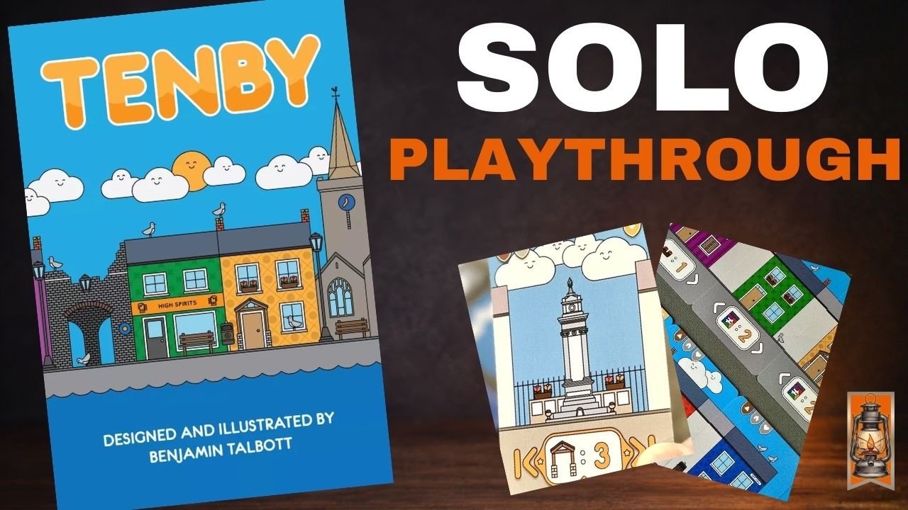 Tenby — Solo Playthrough | Seaside Town Building Card Game