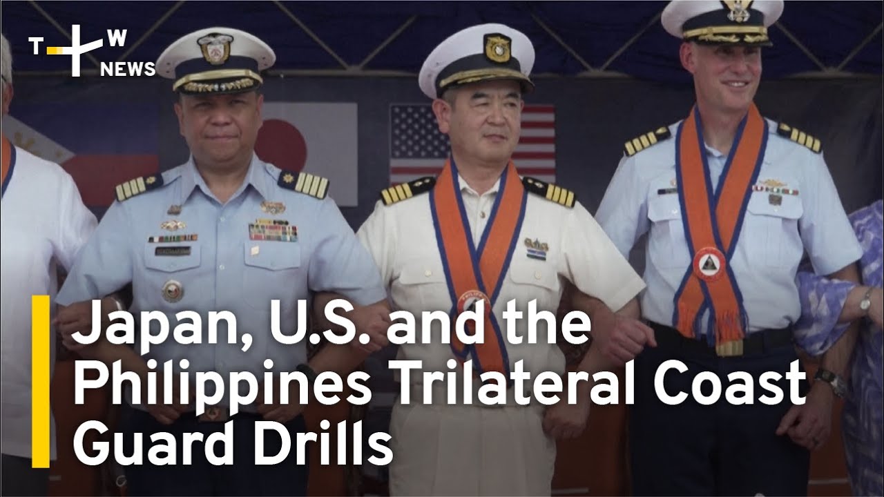 1st-Ever Trilateral Coast Guard Drills Between Japan, U.S. and the Philippines | TaiwanPlus News