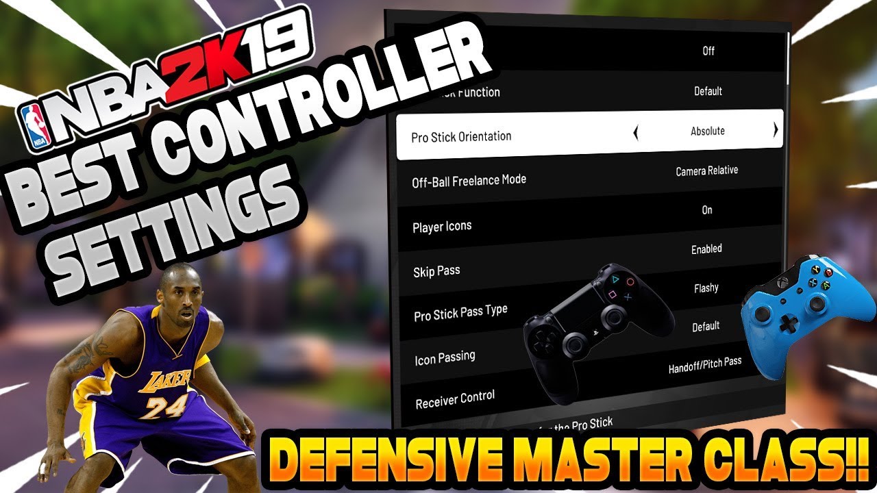 NBA 2K19 - BEST CONTROLLER SETTINGS & How to become a defensive DEMIGOD! NBA 2K19 Master Class TIPS