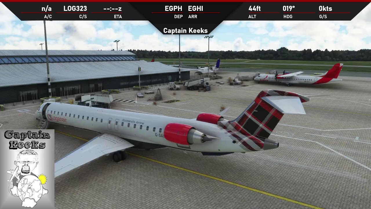 Loganair 323 - Edinburgh down to Southampton
