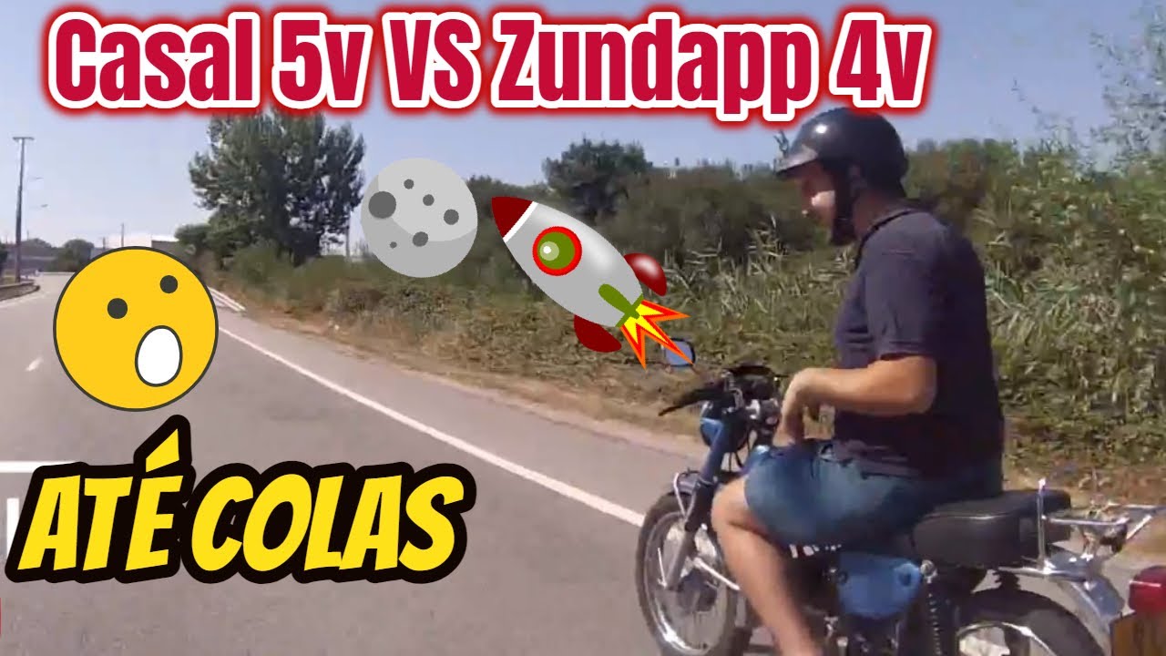 Macal M70 (Zundapp 4V) VS Macal Sport (Casal 5v) Pico Corrida Racha