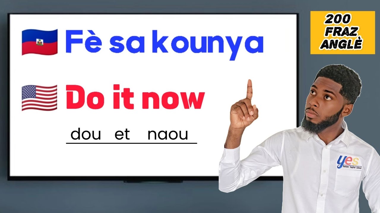 200 Fraz Anglè Yo Plis Itilize USA 🇺🇲