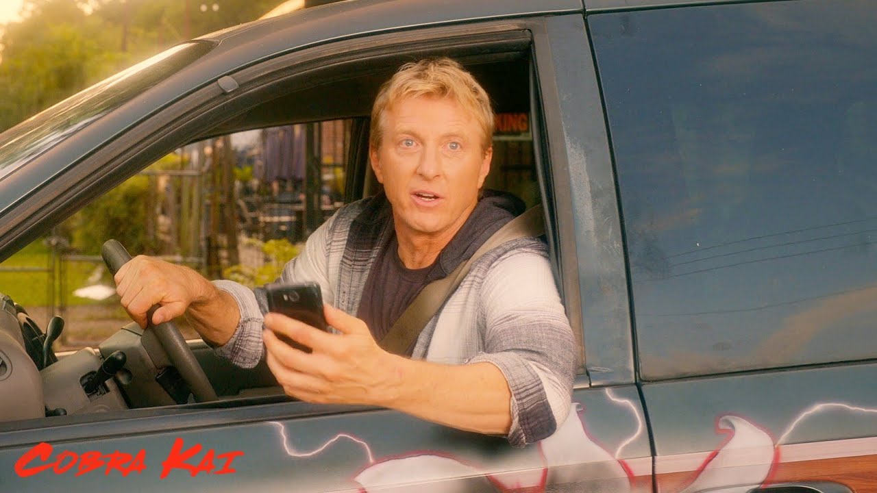 Johnny Lawrence as Uber Driver [4K UHD] | Cobra Kai Season 5