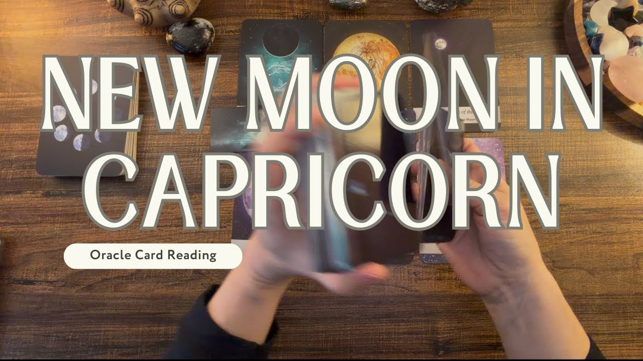 ✨🌚 Happy New Moon In Capricorn♑️✨🌚! First New Moon of 2026 Healing & Intuition with Moon Oracles