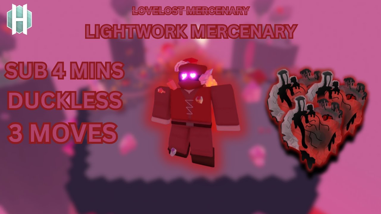 Sub 4 Min Lovelost Mercenary Strat (Roblox Hexaria)