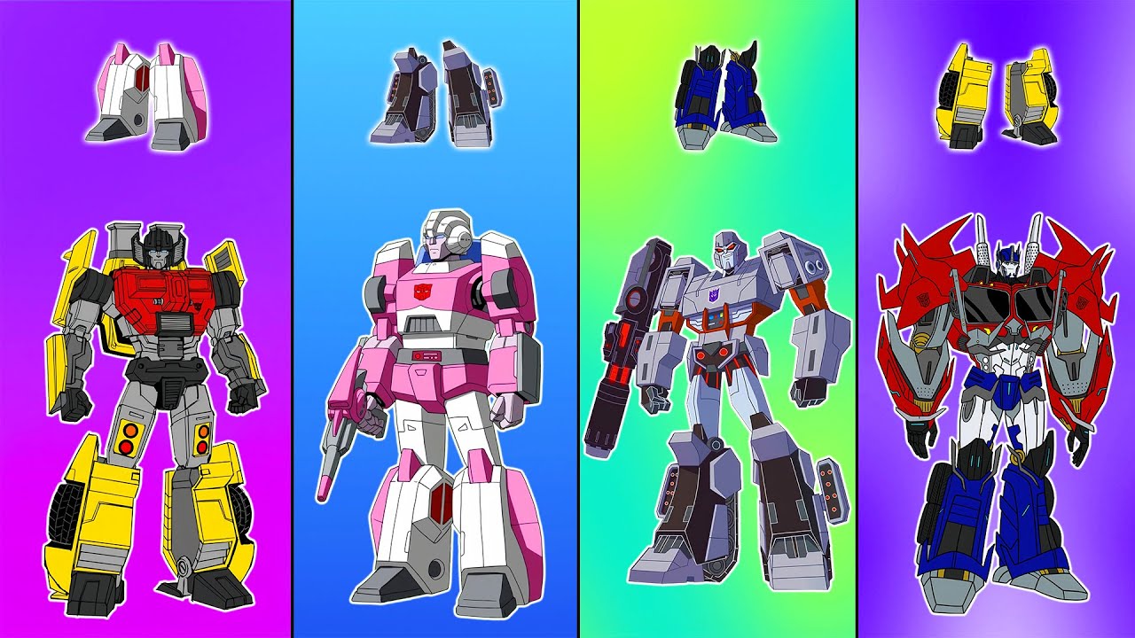 Wrong Match = Failed Build 😱🤖 Complete Optimus, Hot Rod, Arcee & Megatron🎮🔥| Funny Optimus Animation