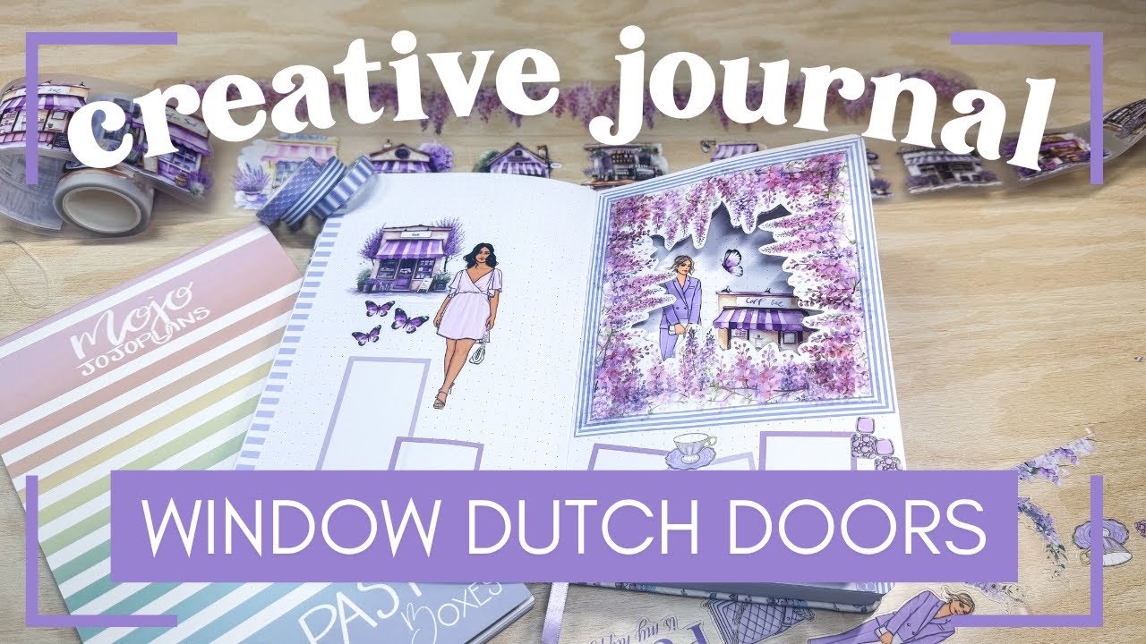 Creative Journal Setup July 2025 [Waterfall Tabs PLUS a Window for Courtney]