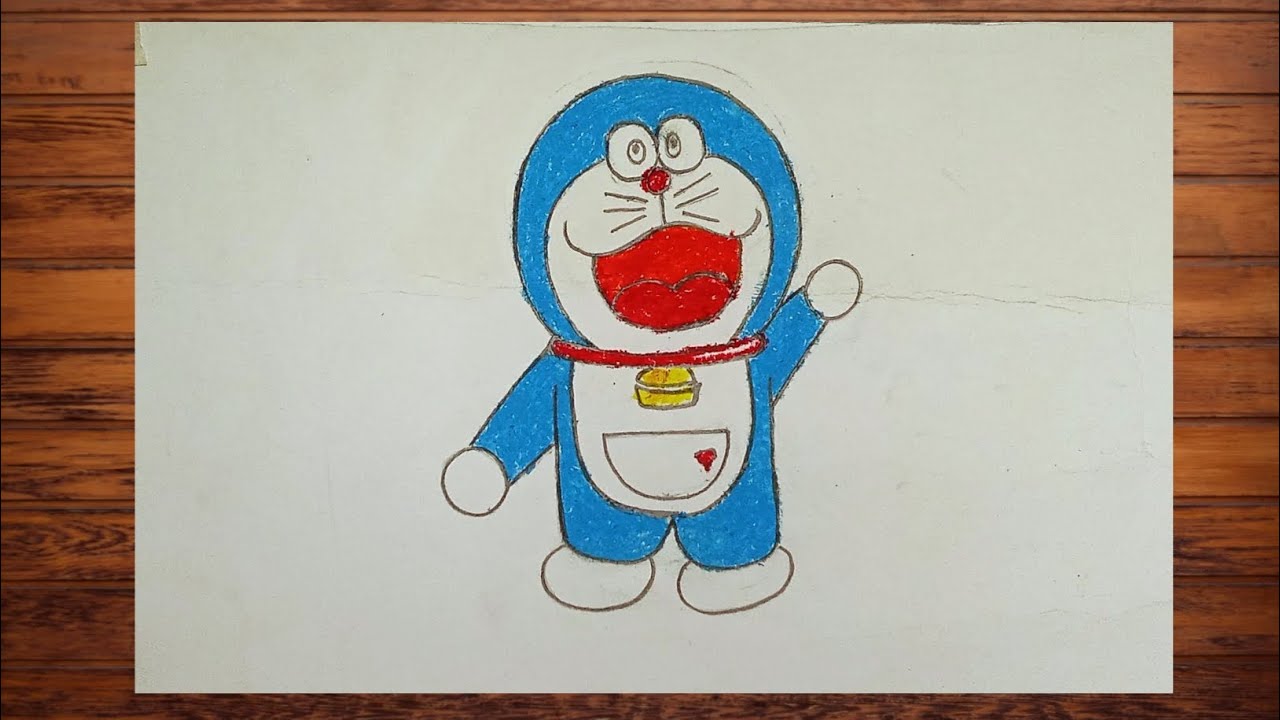 How To Draw Doraemon Step By Step Easy@chandrimaarts 