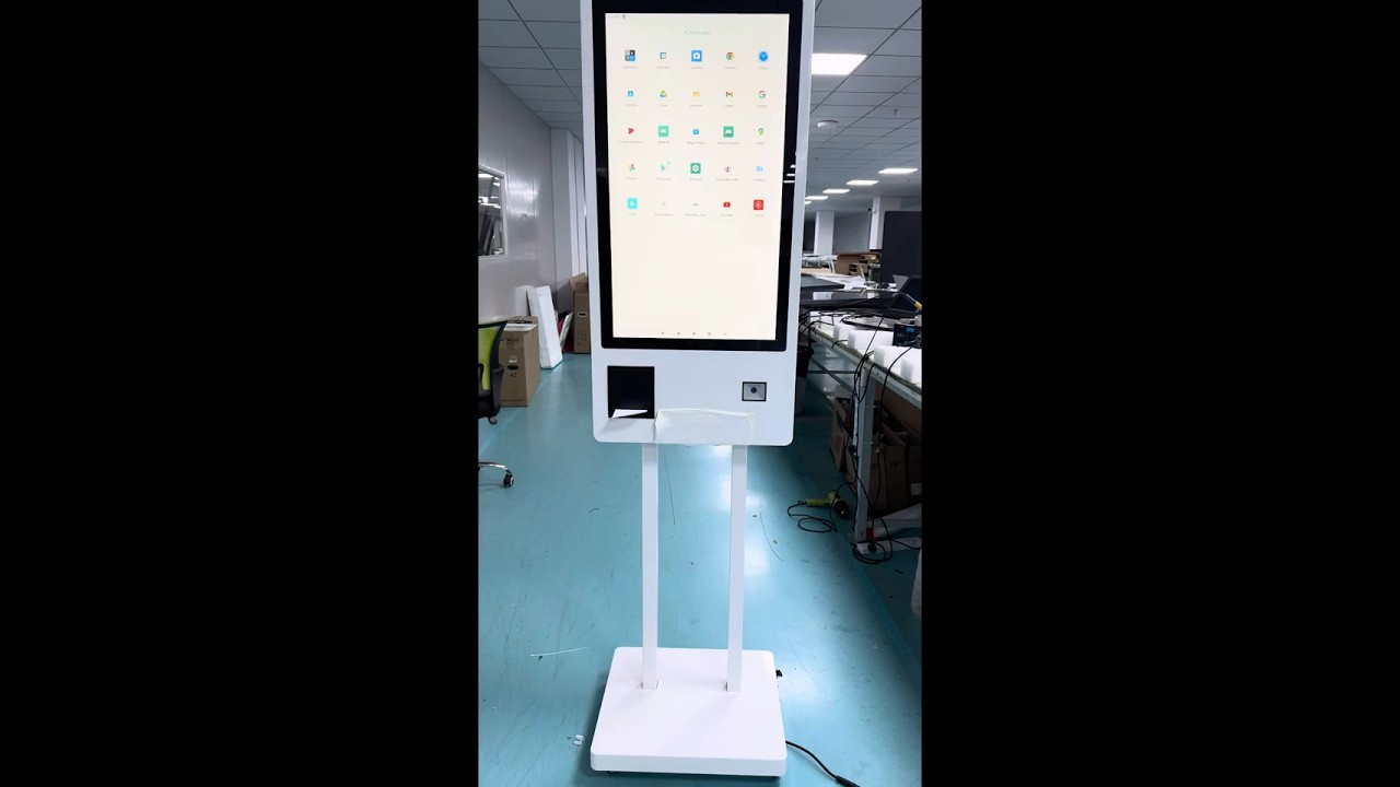 32'' Touch Inquiry Kiosk with Printer & QR Scanner &ndash; Smart Self Service Solution  #digitalsignage