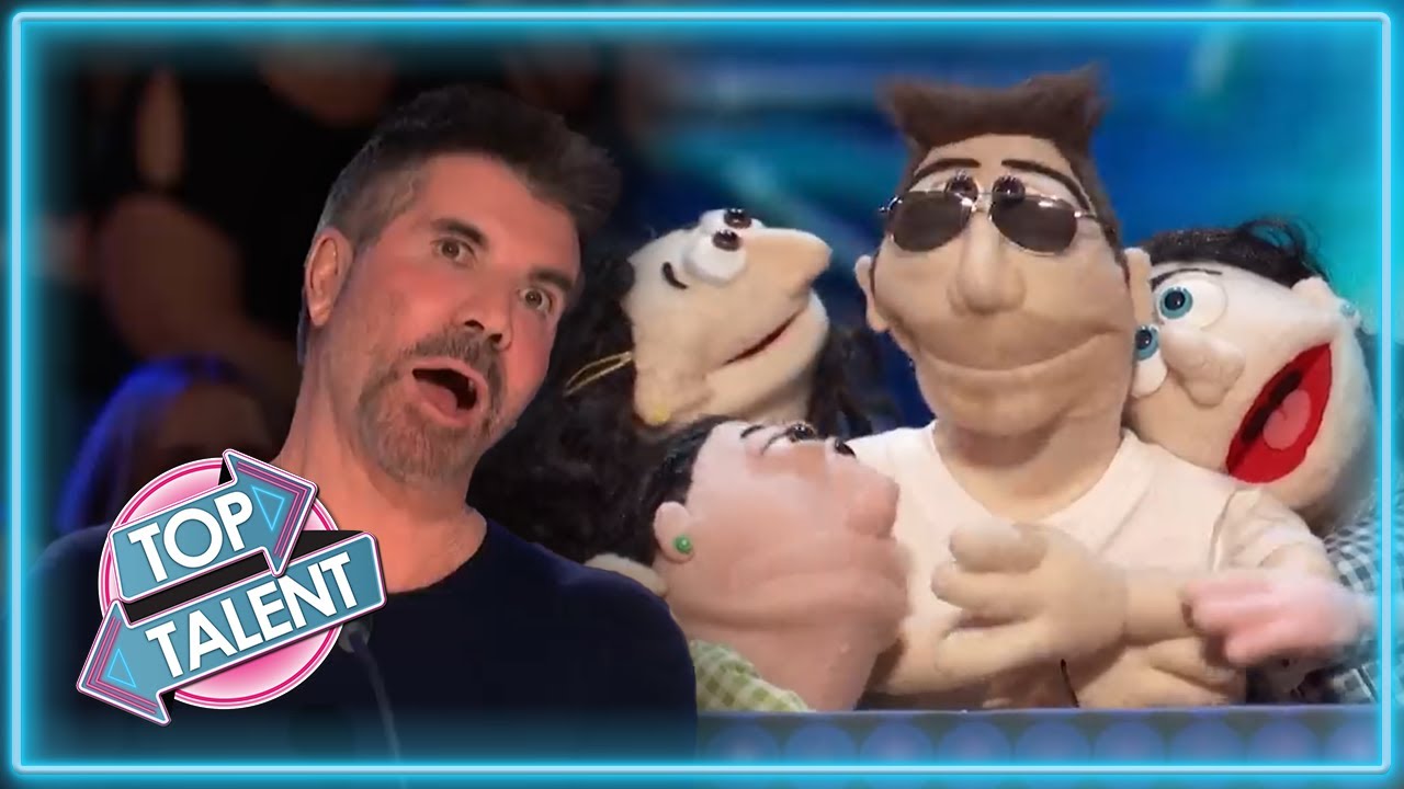 Саймон не может поверить, насколько грубая марионетка Саймон... на шоу America's Got Talent 2023 ...