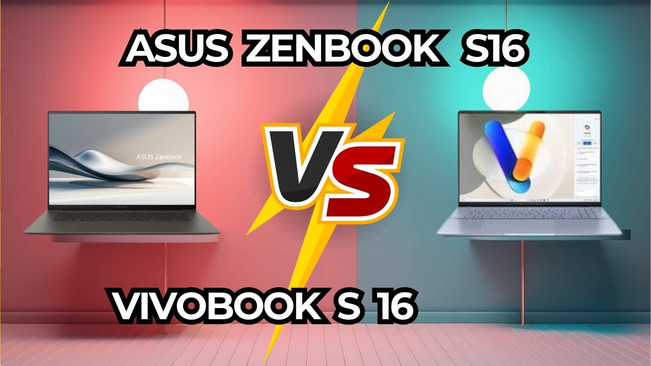 Asus Zenbook S16 vs Asus Vivobook S 16 🔥 Full Comparison! [2025]