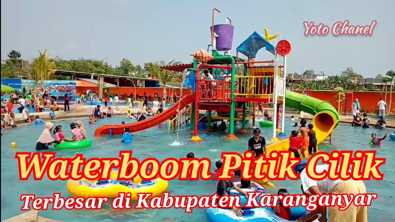 Waterboom Pitik Cilik Terbesar di Kabupaten Karanganyar