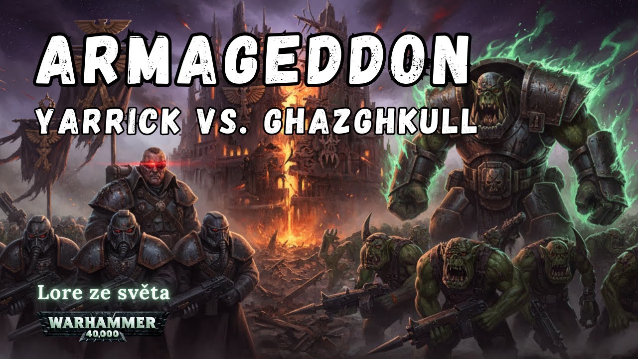 Války o Armageddon: Jak vznikla legenda největšího WAAAGHU! | Warhammer 40K Lore Česky