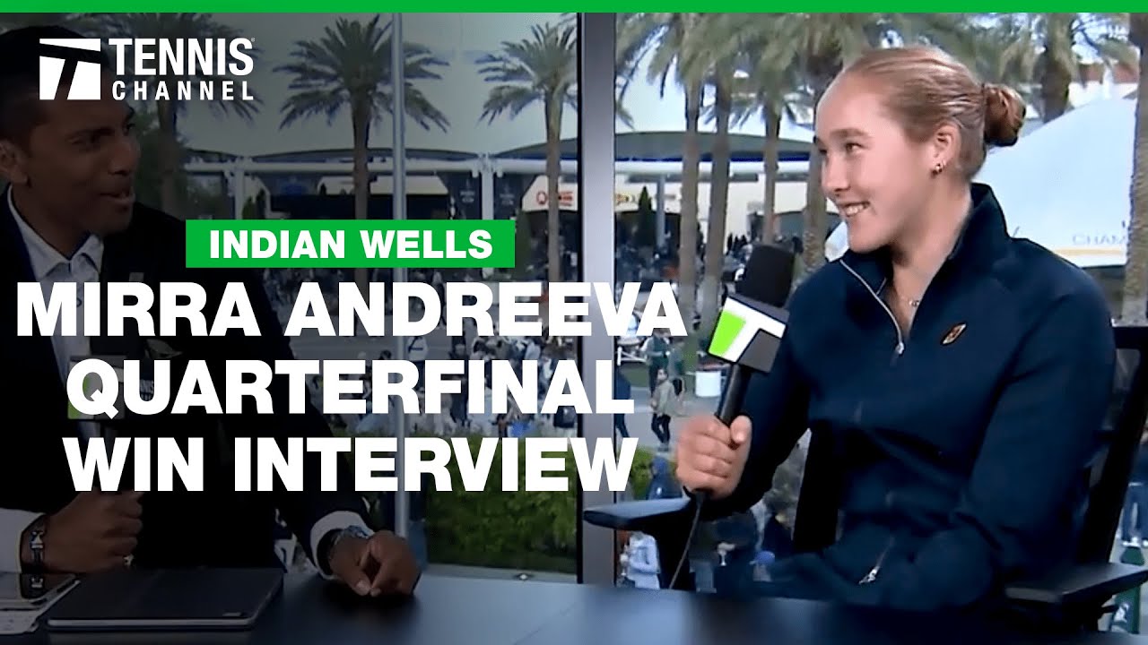 Mirra Andreeva On Biggest Win Streak of Career | 2025 Indian Wells