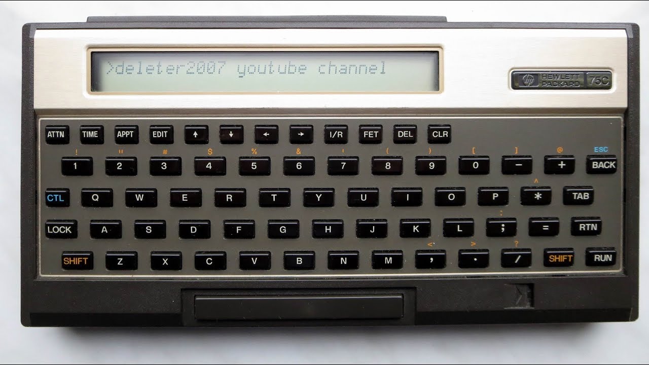 Первый ноутбук Hewlett-Packard