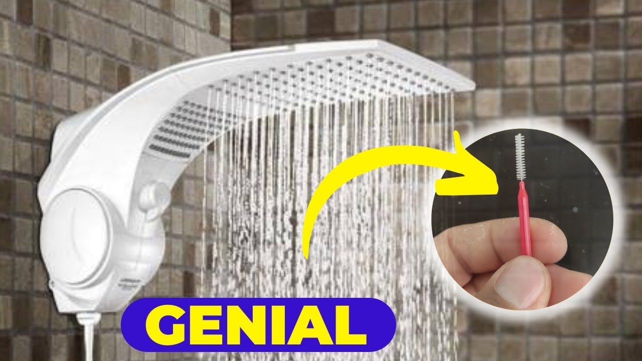 Encontrei uma SOLUÇÃO para desentupir o CHUVEIRO LORENZETTI sem precisar abrir muito mais seguro!!